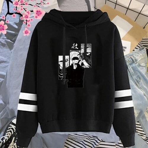 Jujutsu Kaisen Hoodies Mens Casual Fashion Sweatshirts Japan Anime Loose Hoodie Hip Hop Streetwear Male