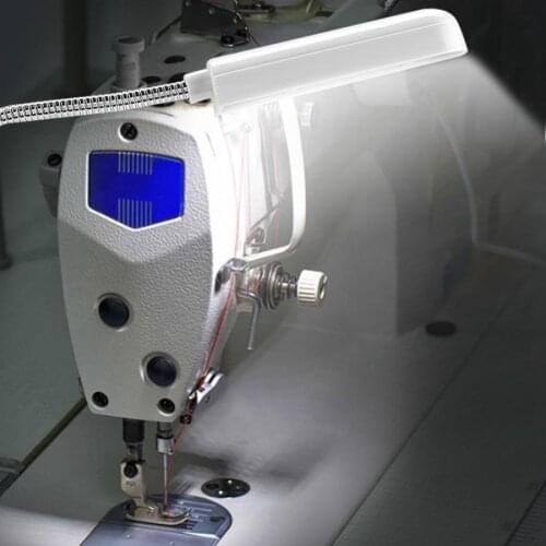 AC 110-265V 30LED Portable Sewing Machine Light Flexible Magnetic Base Goose Neck Lamp For Sewing Machine Lighting