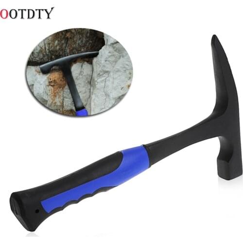Rock Pick With Pointed Tip Shock Reduction Grip Geological Stratigraphic Exploration Hammer Hand Tools