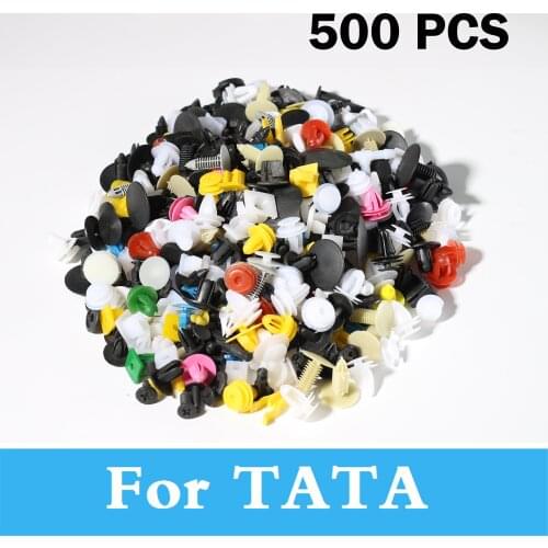 New 500pcs Car Styling Mixed Door Trim Panel Bumper Rivet Retainer Push Universal For Tata Sumo Indigo Nano Safari Aria Indica