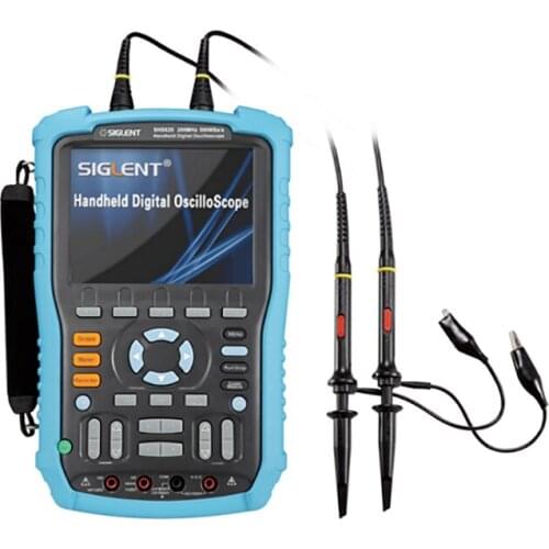 Siglent SHS810 Handheld Oscilloscope 100MHz 1GSa/s 2Channels Oscilloscope 2M Memory Depth & Multimeter 2in1