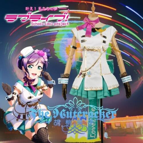 [STOCK] 2018 Anime Love live Sky Awakening Nozomi Tojo Uniform Cosplay Costume Full Set For Women Halloween Free Shipping New