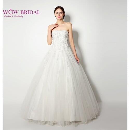 Wowbridal Long Sleeve Wedding Dresses