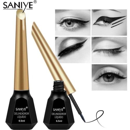Liquid Eyeliner Pencil Black Waterproof Eye Liner Pen Long-lasting Quick-drying Not Easy To Smudge Eye Makeup TSLM1