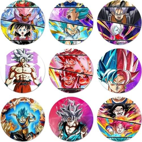 Super vegeta saiyan Icons Pins Badge Decoration Brooches Metal Badges For Backpack Decoration