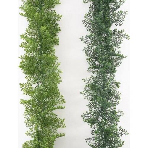 1pc Artificial Vine 180cm/6 Ft Artificial Garland Leav Vines Greenery Hanging Rattan Christmas Party Decor