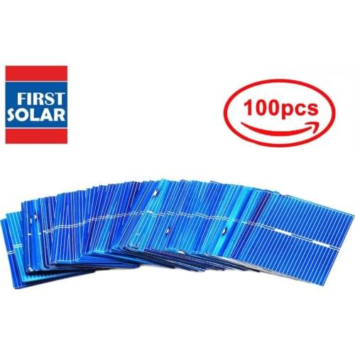 50pcs/lot Solar Panel Painel Cells DIY Charger Polycrystalline Silicon Sunpower Solar Bord 19 22 39 52 78 125 156 mm