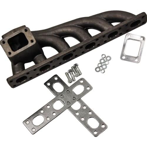 6 Cylinder T3 turbo exhaust manifold FOR BMW E36 325 328 E46 E39 M50 M52 1992-1999