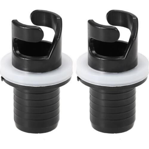 2Pcs Inflatable Boat Kayak Air Valve Adapter Inflation Air Foot Pump Hose Adapter Boat Kayak Air Valve Adapter Valve Connector