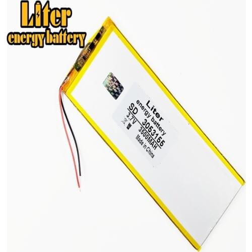 The tablet battery 3053155 3.7V,3500mAh (polymer lithium ion battery) Li-ion battery for tablet pc 7 inch 8 inch 9inch