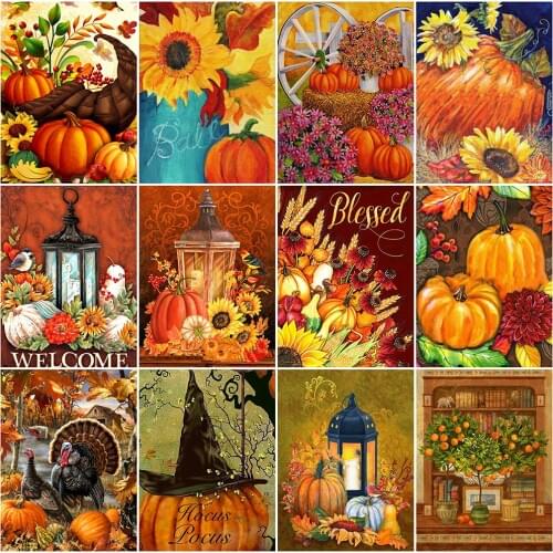 EverShine Diamond Painting Thanksgiving Diamond Mosaic Cartoon Picture Of Rhinestones Beaded Embroidery New Arrival Home Decor