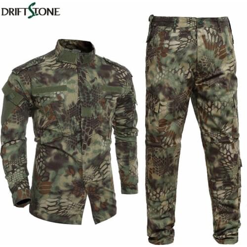 Kryptek Multicam Army Uniform Combat Uniforms Paintball Equipment Tactical Suit US Military Uinform Set Quality Uniforme Militar