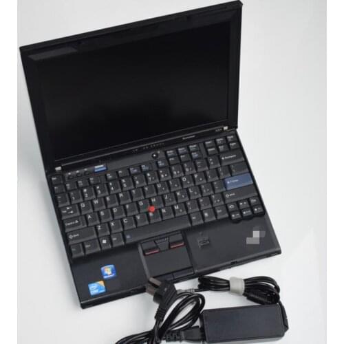 Used diagnostic laptop X201 i7 CPU 4GB RAM for mb c4 for bmw icom diagnose