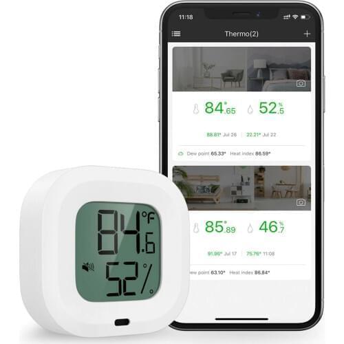Bluetooth Temperature Humidity Sensor Digital Thermometer Hygrometer Room Indoor Temperature Sensor Wireless Hygrometer