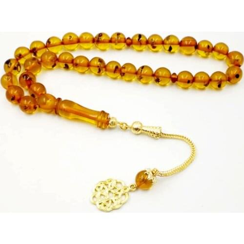 Insect Rosary personality Tasbih Golden tassel My orders prayer beads pusheen Mans Golden Accessories Misbaha insect Bracelets