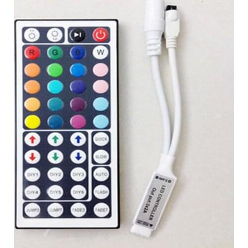DC 12V 44 Keys IR mini Remote Control Controller For 5050 3528 RGB LED Light Strip