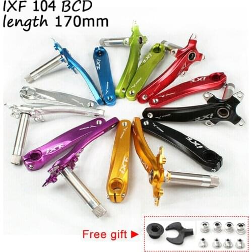 JIANKUN 104BCD Crank Mountain Bike 170MM crankset with BB For Single/Double/Triple chainring Cycling Parts