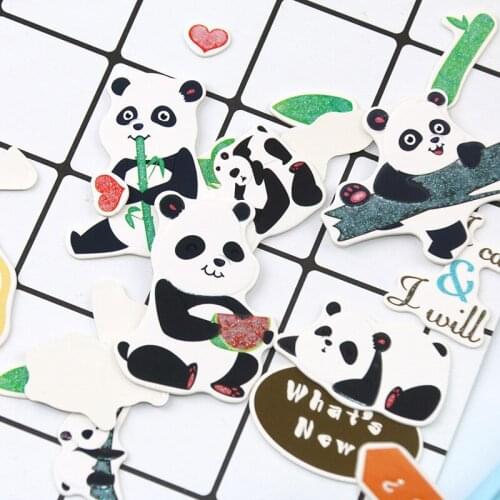 Kawaii Baby Panda Decorative Stickers Album Notebook Kids Sticker Gifts