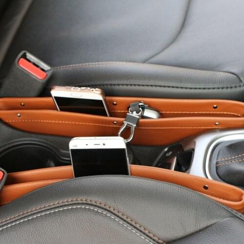 Color My Life 1 Piece Car Storage Organizer Box Car Seat Gap Slit Pocket Holder Car Seat Seam Storage Box Car styling