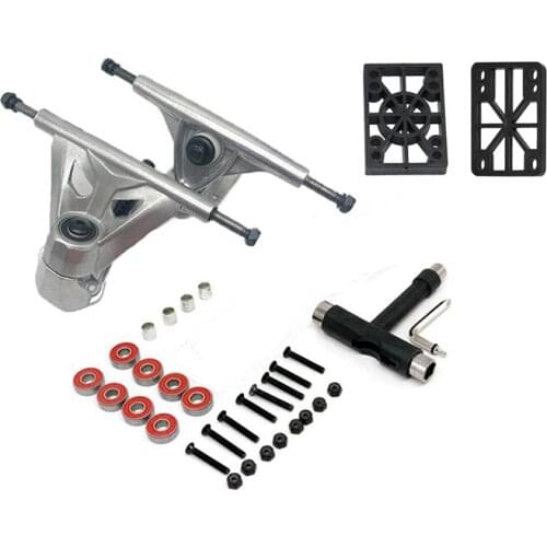 CX7 Land Surfboard Bracket 6Inch Skateboard Bridge Fishboard Skateboard Bearings Steering Axle Skate Board Accessorie