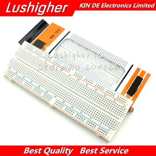 1Pcs PCB Breadboard 830 Point Solderless PCB Bread Board MB-102 MB102 Test Develop DIY