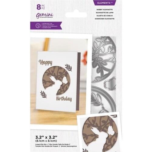 2021 AliliArts Metal Cutting Dies Rabbit Silhouette diy Scrapbooking Photo Album Decorative Embossing PaperCard Crafts Die