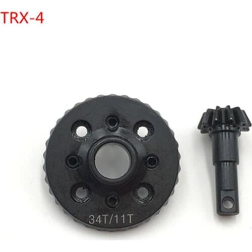 ​ Model 1:10 RC Vehicle for Traxxas TRX-4 Machined Overdrive Ring & Pinion Gear (11/34T)
