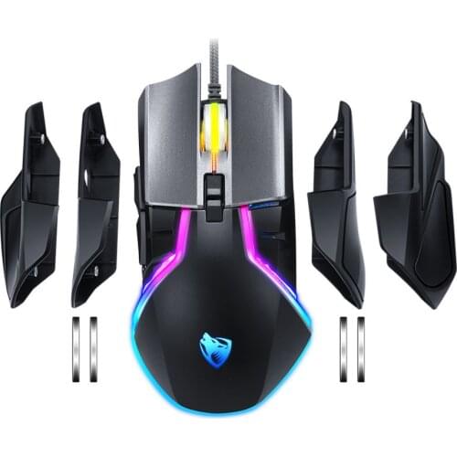 8 buttons for T-WOLF V9/V11 gaming mouse wired programmable light ergonomic USB computer mouse RGB Gamer PC gaming mouse PC