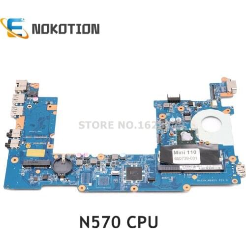 NOKOTION 650739-001 for HP CQ10 MINI 110 MINI 210 laptop motherboard DDR3 N570 CPU full test