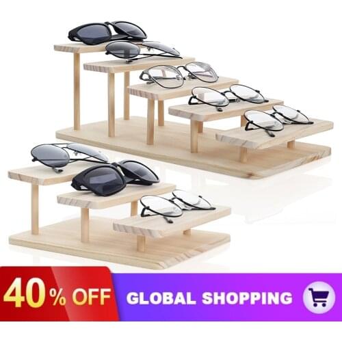 General Wood Sunglass Glass Rack Frame Glasses Display Stand Holder Organizer