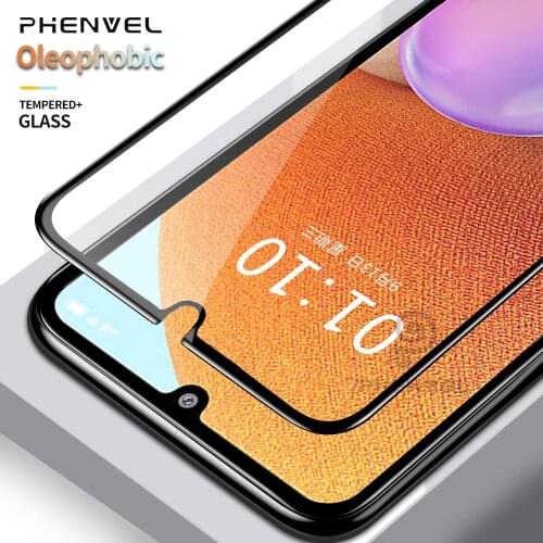 Oleophobic Tempered Glass Screen Protector For Samsung Galaxy A32 Enhanced Protective Glass