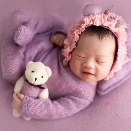 Popodion Newborn Baby Accessories New Full Moon Baby Photography Suit CHD20407
