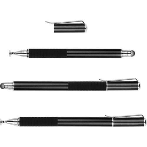2 in 1 Precision Disc Capacitive Stylus Touch Pen Fiber Touch Screen Pen For Iphone X XS 7 8 Samsung Xiaomi Huawei