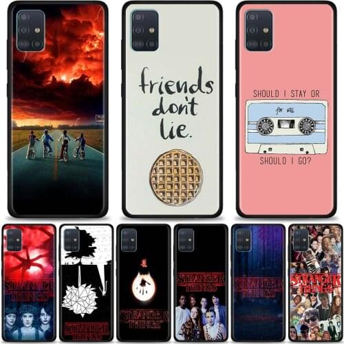 Phone Case For Samsung Galaxy A51 A71 5G A21s A11 A31 A41 A91 A72 A12 A02s Soft Silicon Back coque Fundas Stranger Things poster