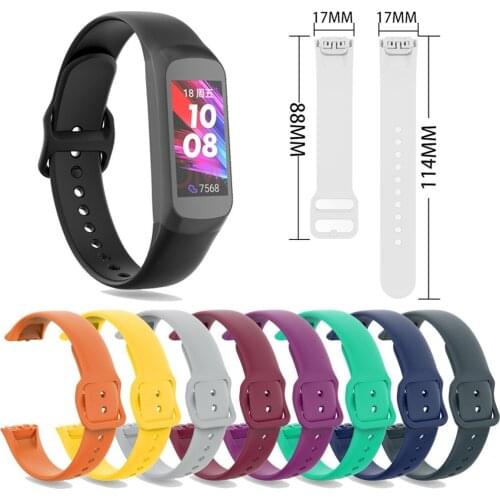 Silicone Strap For Samsung galaxy fit SM-R370 Bracelet Wristband Band Strap 17MM colored assorted premium quality perfect fit