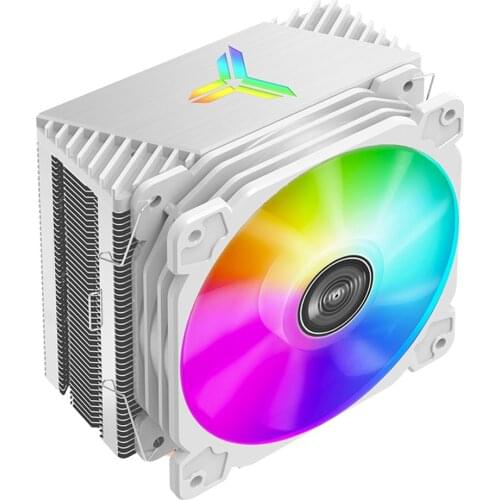 120mm PWM 4Pin PC Cooling Fan 12V Silent RGB Fan Computer Air Cooling 4 Heat-pipes CPU Cooler Radiator for LGA/1151/1155/AM3/AM4