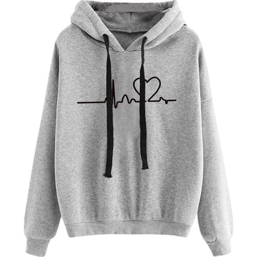 Womens Autumn Winter Hoodie Sweatshirt Pullover Tops Long Sleeved Comfortable Blouse Ladies Sweatshirt Толстовка Женская