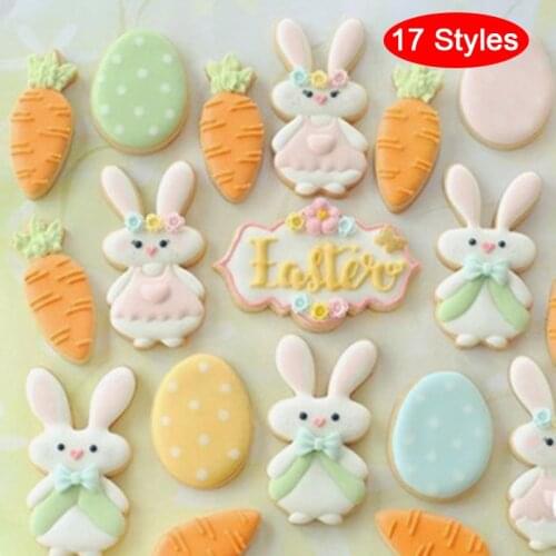 1 Pieces Stainless Steel Cookie Cutters Easter Biscuit Mold Rabbit Kitchen Cake Baking Pastry Tools