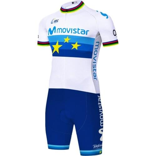 Movistar One Piece Skinsuit Mallots Camisa Masculina Cyclisme Homme Set 져지 Ropa Hombre Cycling Jersey Ciclismo Masculino