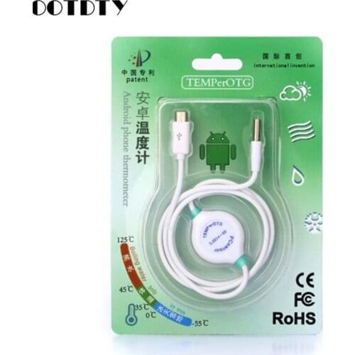 8in1 Android Phone OTG Thermometer -50℃-125℃ Data Logger Recorder for Ovulation Body Food Water