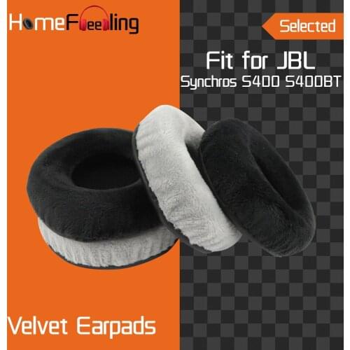 Homefeeling Earpads for JBL Synchros S400 S400BT Headphones Earpad Cushions Covers Velvet Ear Pad Replacement