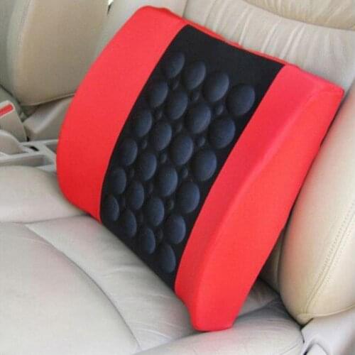 Car Electric Massage Lumbar Stress Pressure Relief Cushion Seat Waist Support