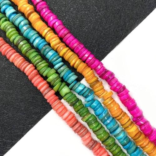 Natural Freshwater Shell Beads Colorful Clasp Shape for Jewelry Making DIY Handmade Bracelet Necklace Jewelry Charm Beads