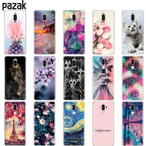 For Huawei Mate 9 pro Case coque Silicon Soft back cover on for huawei Mate 9 pro mate9 copa bumper Skin shockproof fundas cute