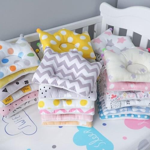 Muslinlife Crown Shaping Baby Kids Pillow Infant Toddler Head Pillow Support Baby Pillow High Quality Dropship
