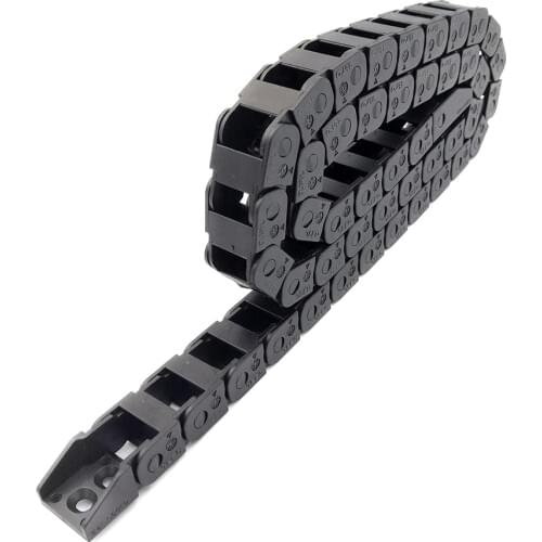 JFLO 1 Meter 10x15mm Towline Cable Wire Carrier Drag Chain For CNC Machine Tools Transmission Bridge Non Opening Free Shipping