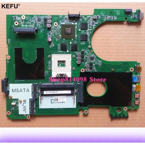 KEFU Main Board for dell 17R N7720 7720 motherboard CN-072P0M 072P0M DA0R09MB6H1 DA0R09MB6H3 2D Series GT650M 2GB DDR3