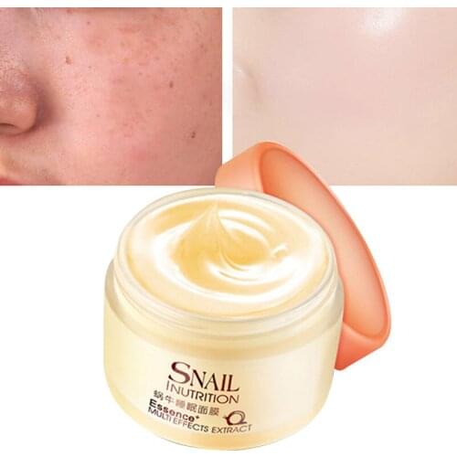 Sleeping Mask Moisturizing Nourish Whitening Anti-Aging Lighten Pores Lifting Firming Snail Rose Extract Face Skin Care 75g