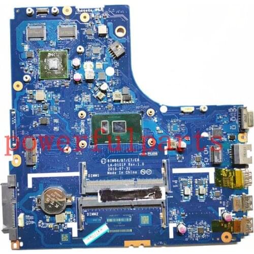 Laptop Motherboard working For Lenovo B51-80 BIWB6/B7/E7/E8 LA-D101P SR2EY i5-6200 CPU built-in FULLY TESTED WELL