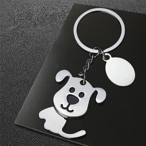 Cute Dog Key Chains Keychains Rings Fashion Animal Jewelry For Men Women Girls Pet Lovers Bag Car Charms